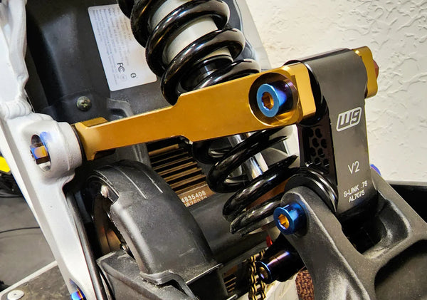 surron lbx linkage titanium