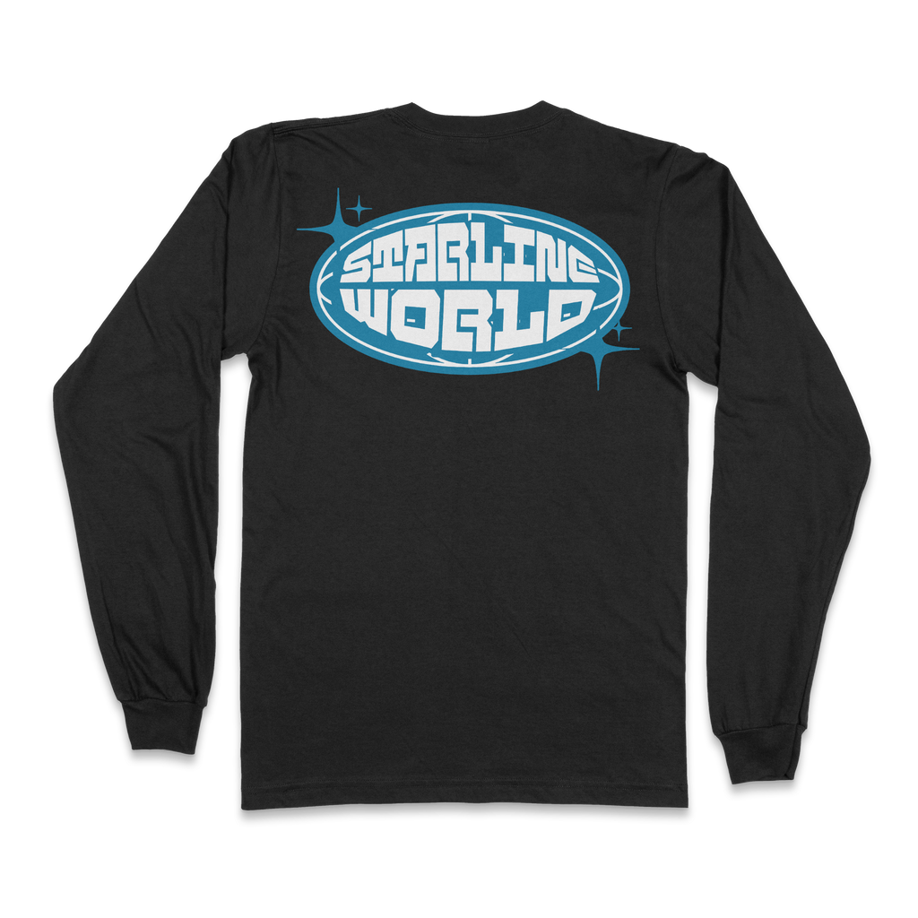 StarlineWorld (Black-Blue) Long Sleeve